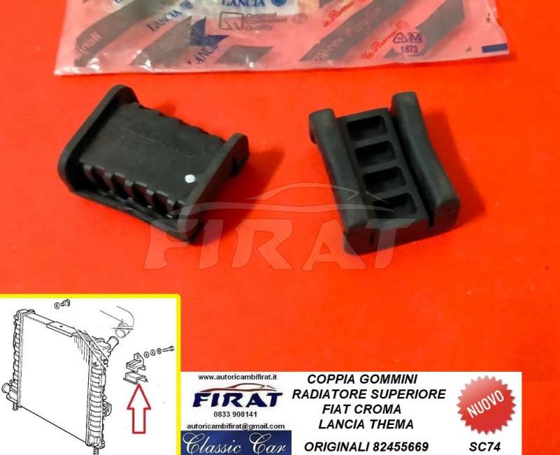 GOMMINI RADIATORE FIAT CROMA-LANCIA THEMA SUP. (82455669)